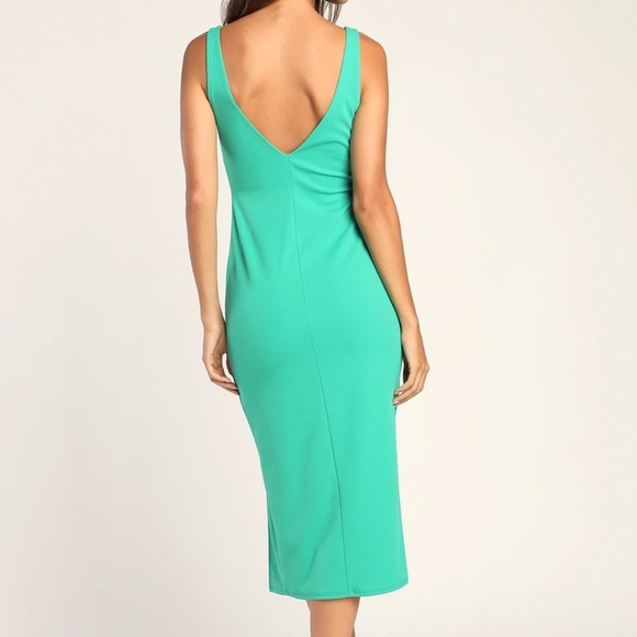 Green cutout dress - Picture 3 of 4